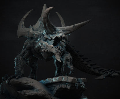 Tarrasca / Tarrasque - Fantasía / El Señor de los Anillos / Dragones y Mazmorras / Pathfinder / DND / Miniatura / Rol