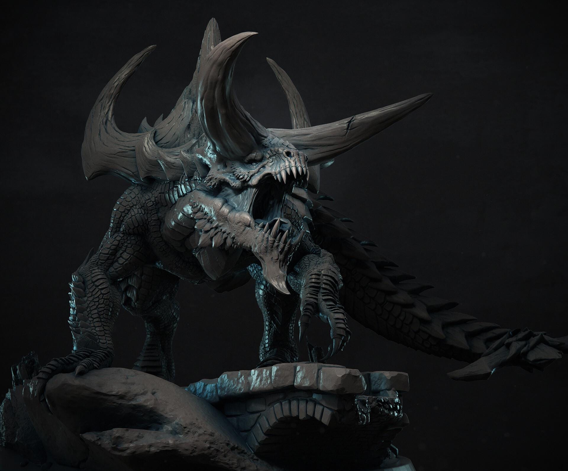 Tarrasque – Resin miniature for D&D, 32mm