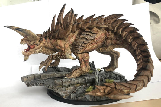 Tarrasca / Tarrasque - Impreso en 3D / Fantasía / El Señor de los Anillos / Dragones y Mazmorras / Pathfinder / DND / Miniatura / Rol