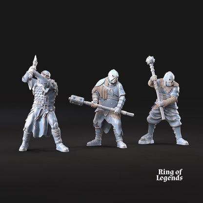 Morlok Orcos con armas a dos manos - Mordor / Sauron / Tierra Media / esdla / El Señor de los Anillos / Dragones y Mazmorras / Pathfinder / DND