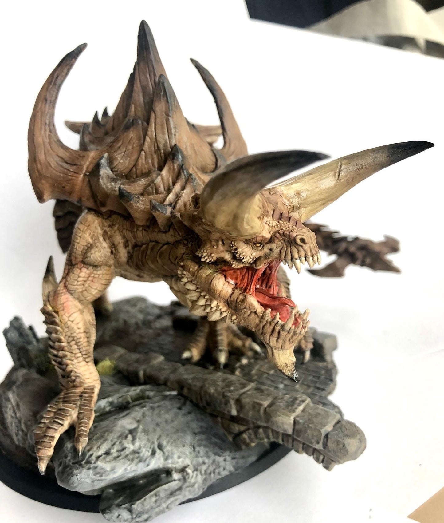 Tarrasca / Tarrasque - Impreso en 3D / Fantasía / El Señor de los Anillos / Dragones y Mazmorras / Pathfinder / DND / Miniatura / Rol