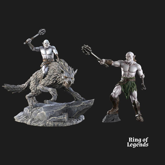 The White Orc - Tierra Media / LOTR / El Señor de los Anillos / Dragones y Mazmorras / Pathfinder / DND / Miniatura