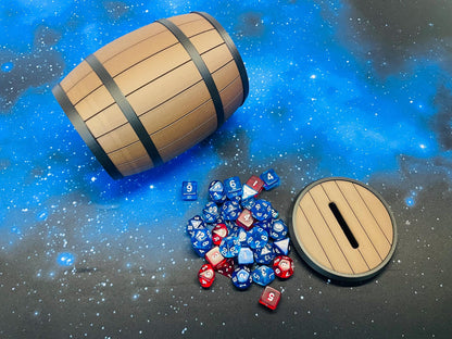 Barril Guardadados - Decoración / rol / El Señor de los Anillos / Dragones y Mazmorras / Pathfinder / DND / D&D / Piratas