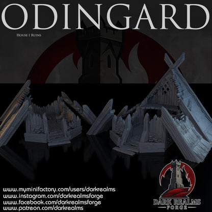 Cabaña en Ruinas 1 - Mordheim / LOTR / ESDLA / D&D / Pathfinder