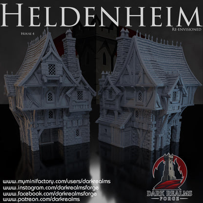 Heldenheim - Casa 4 - Rol / Wargame / Fantasía / Terreno / Paisaje / Ruinas / El Señor de los Anillos / Dragones y Mazmorras / Pathfinder