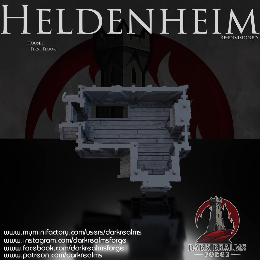 Heldenheim - Casa 1 – Escenografía de fantasía en PLA