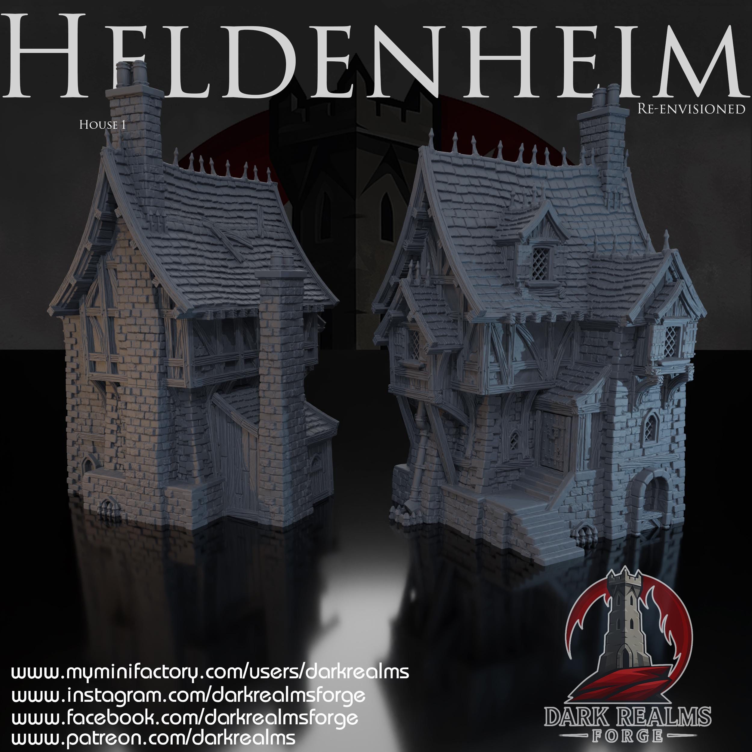 Heldenheim - Casa 1 – Escenografía de fantasía en PLA