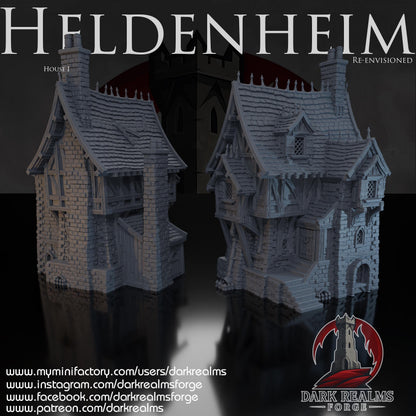 Heldenheim - Casa 1 - Rol / Wargame / Fantasía / Terreno / Paisaje / Ruinas / El Señor de los Anillos / Dragones y Mazmorras / Pathfinder
