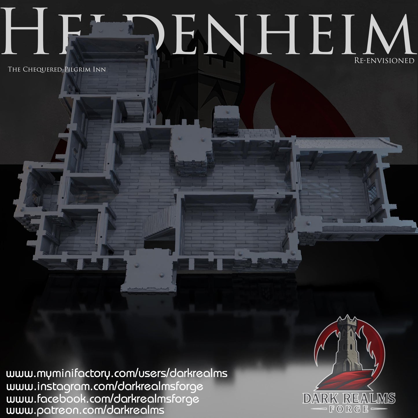 Heldenheim - Posada del Peregrino - Rol / Fantasía / Terreno / Paisaje  / El Señor de los Anillos / Dragones y Mazmorras / Pathfinder