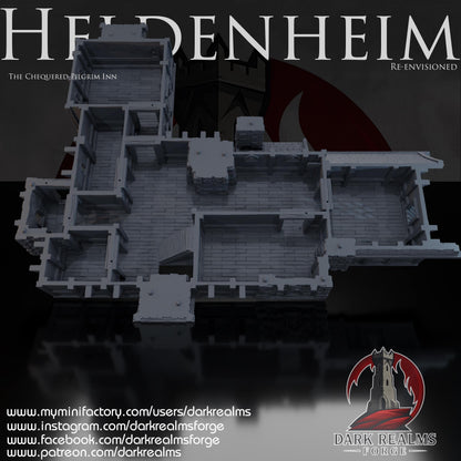 Heldenheim - Posada del Peregrino - Rol / Fantasía / Terreno / Paisaje  / El Señor de los Anillos / Dragones y Mazmorras / Pathfinder