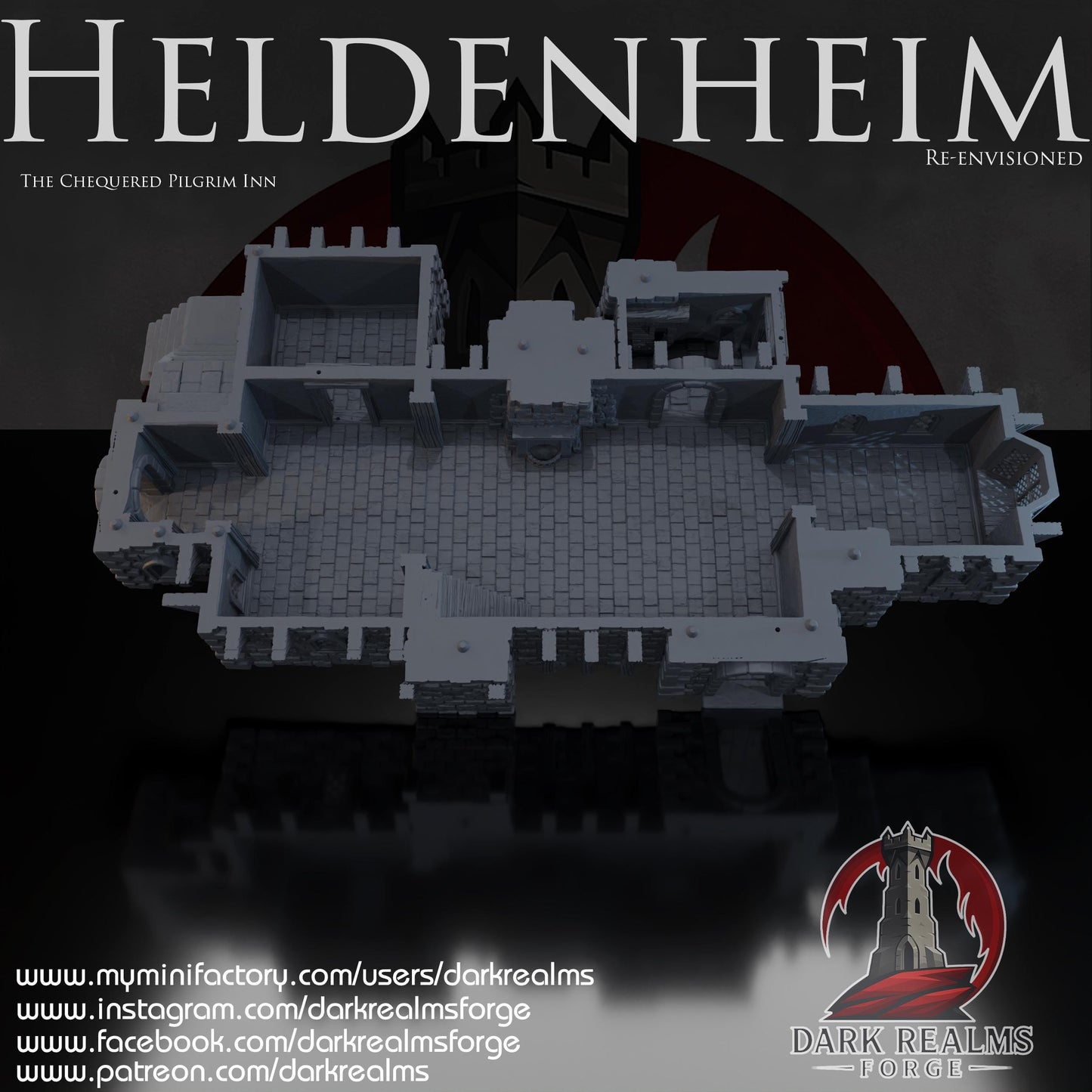 Heldenheim - Posada del Peregrino - Rol / Fantasía / Terreno / Paisaje  / El Señor de los Anillos / Dragones y Mazmorras / Pathfinder