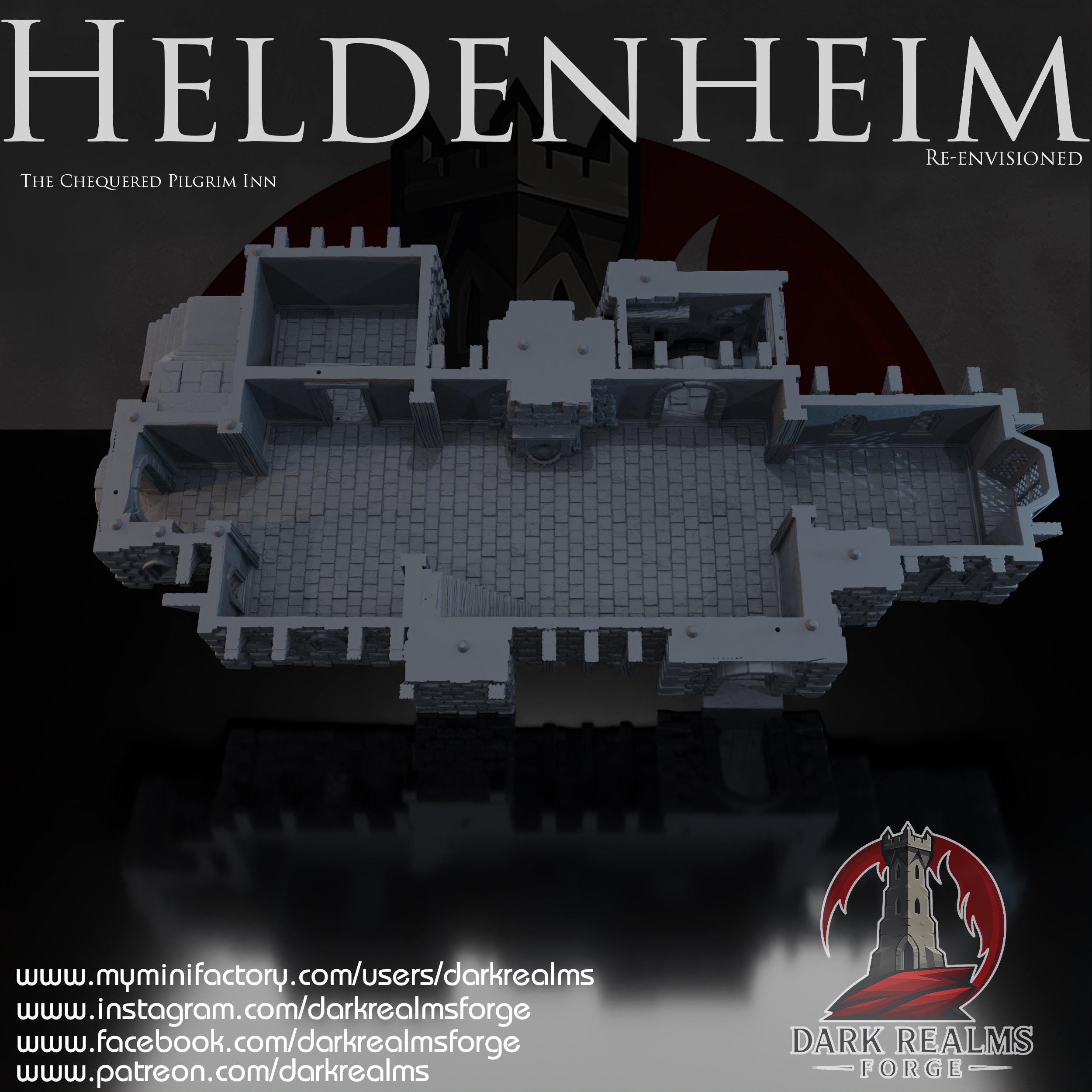Heldenheim - Posada del Peregrino – Escenografía de fantasía en PLA