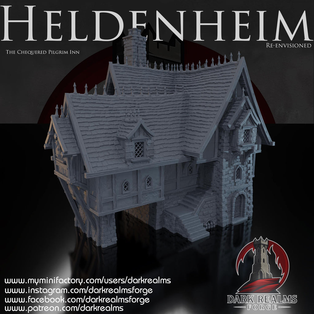 Heldenheim - Posada del Peregrino – Escenografía de fantasía en PLA