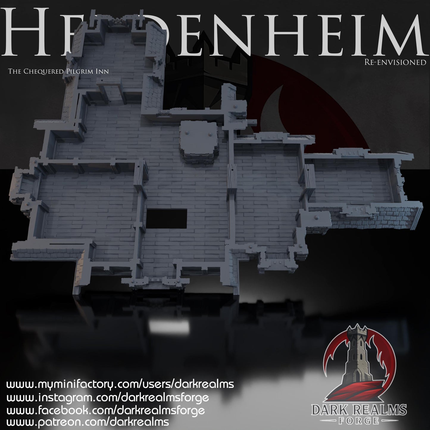 Heldenheim - Posada del Peregrino - Rol / Fantasía / Terreno / Paisaje  / El Señor de los Anillos / Dragones y Mazmorras / Pathfinder