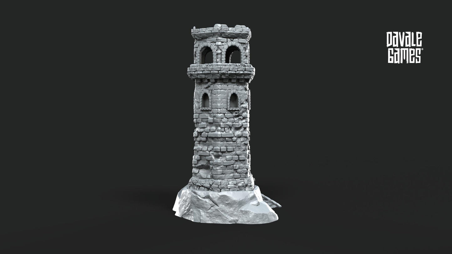 Faro dañado - Mordor / Tierra Media / esdla / El Señor de los Anillos / Dragones y Mazmorras / DND / Ring of Legends