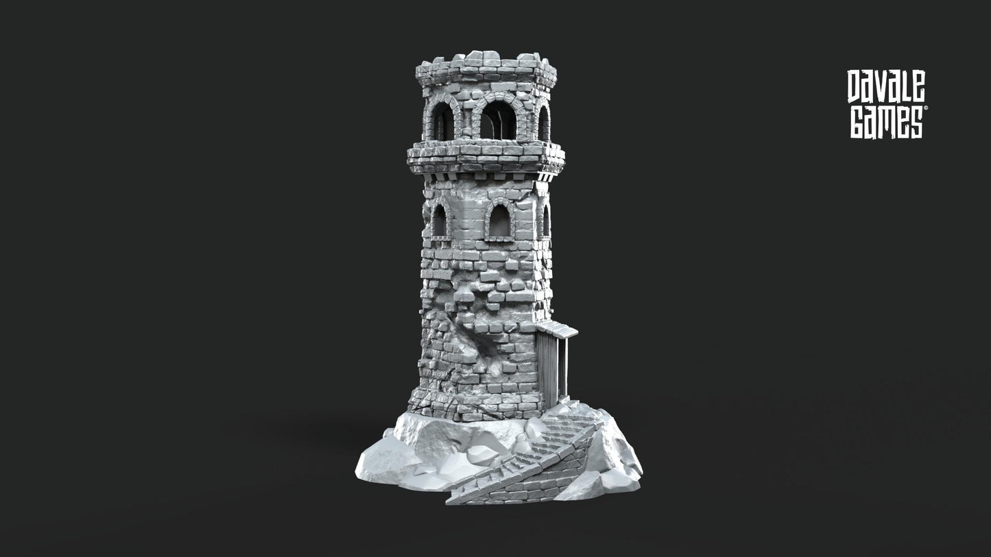 Faro dañado - Mordor / Tierra Media / esdla / El Señor de los Anillos / Dragones y Mazmorras / DND / Ring of Legends