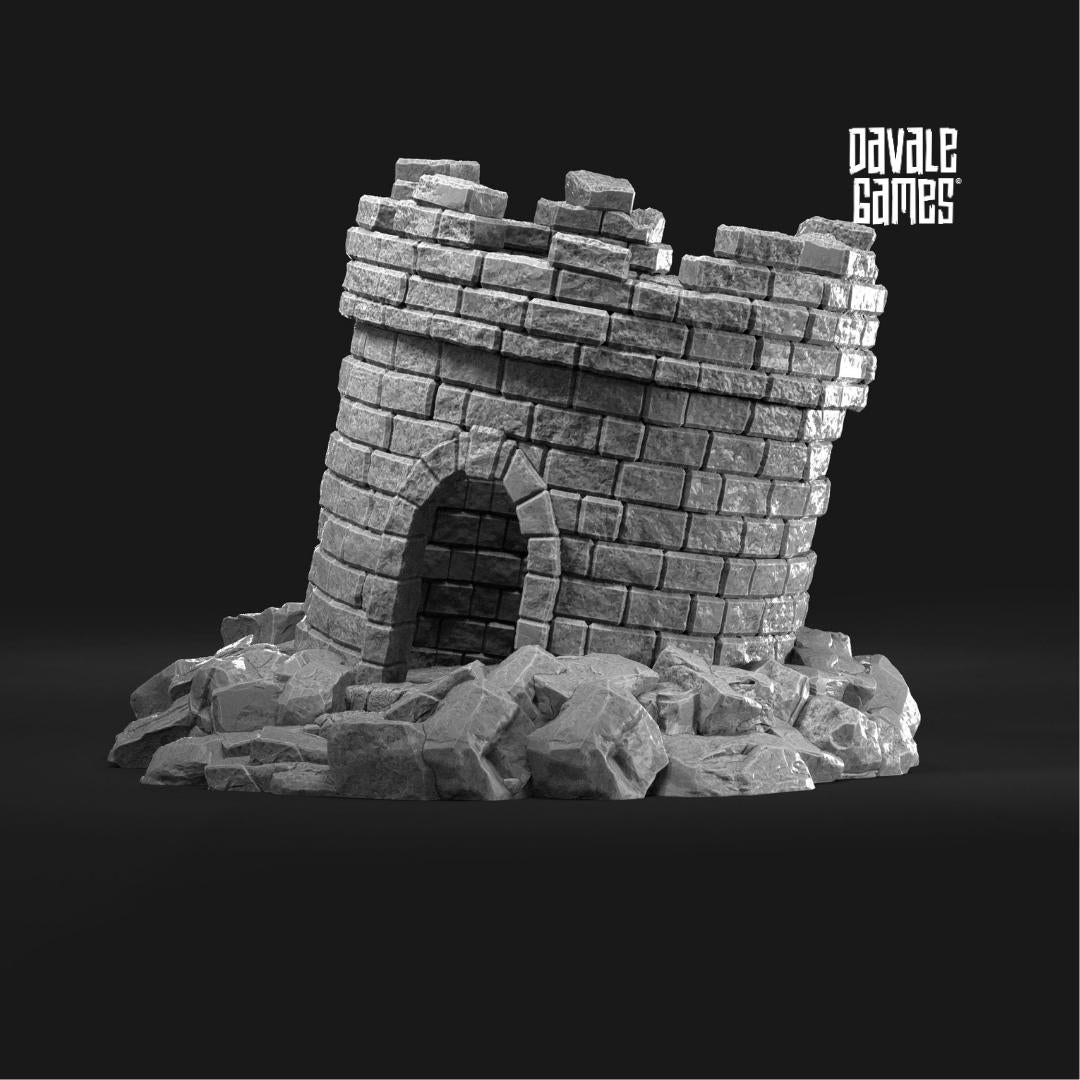Viejas Torres caídas (set completo) - Mordor / Tierra Media / esdla / El Señor de los Anillos / Dragones y Mazmorras / DND / Ring of Legends