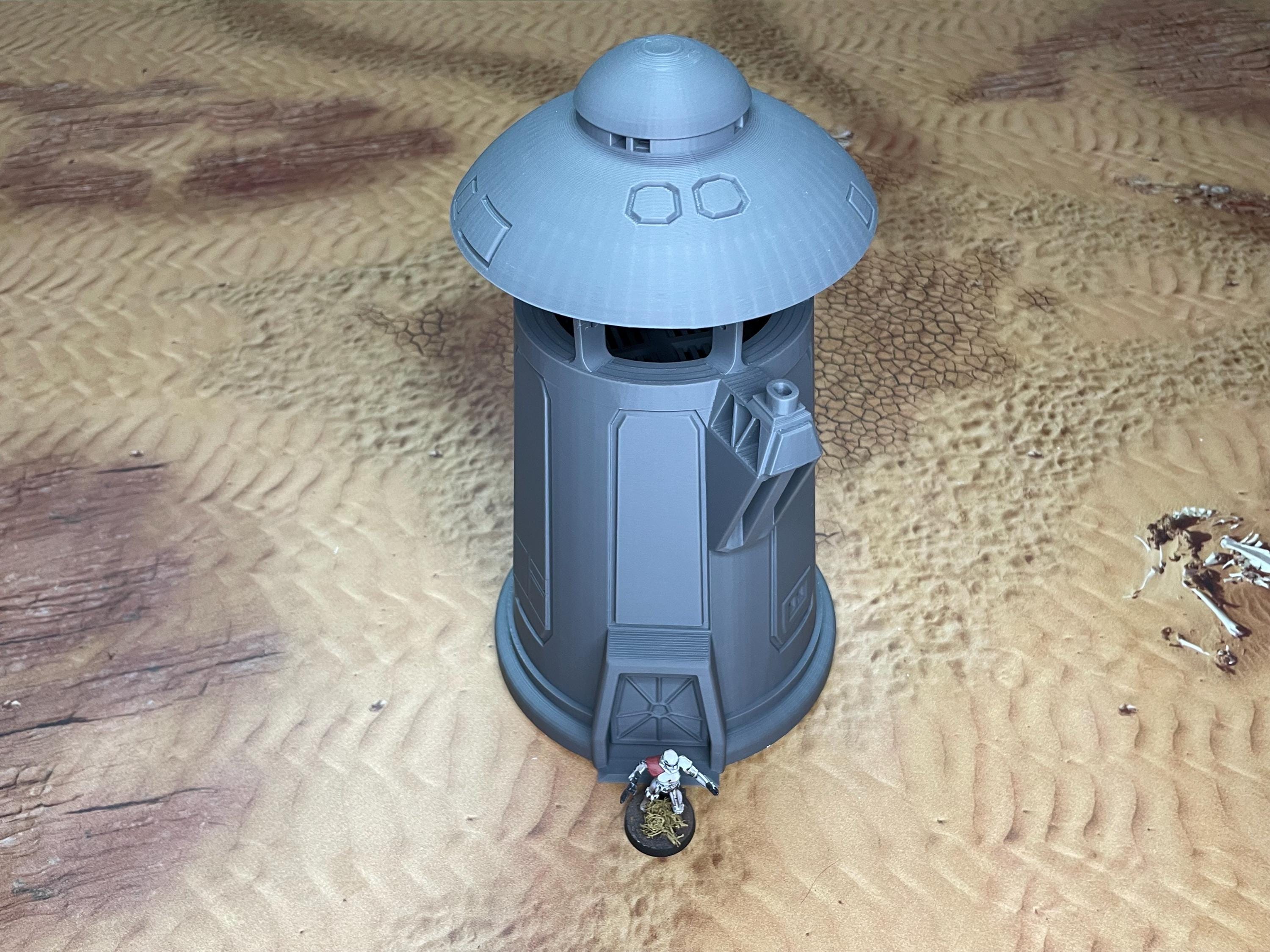 Poblado Desierto estilo TATOOINE – Escenografía compatible con Star Wars: Legion y Shatterpoint
