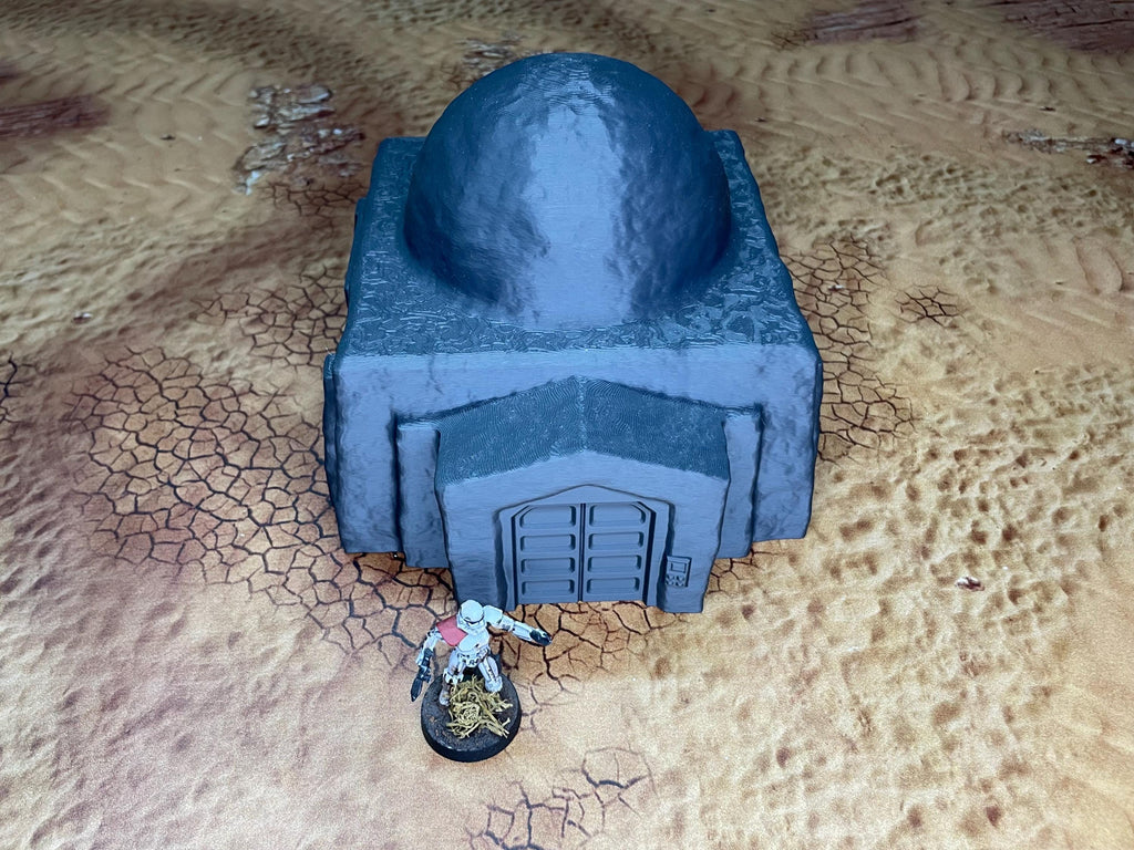 Poblado Desierto estilo TATOOINE – Escenografía compatible con Star Wars: Legion y Shatterpoint