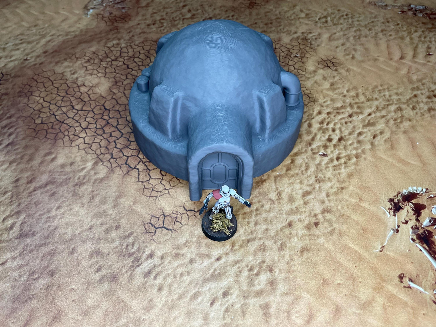 Poblado Desierto estilo TATOOINE - compatible con Star Wars Legión / Shatterpoint / Imperial Assault Imperial Terrain / Mesa Completa
