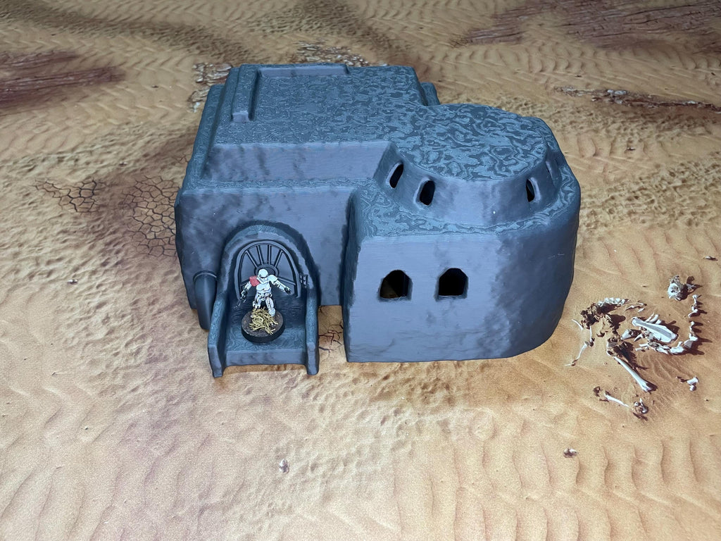 Poblado Desierto estilo TATOOINE – Escenografía compatible con Star Wars: Legion y Shatterpoint